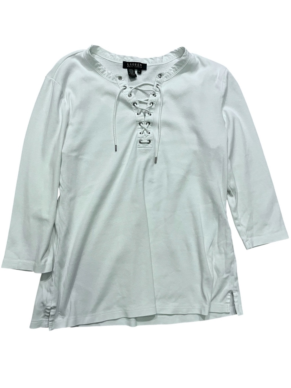 Ralph Lauren tie neck shirt